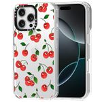 MOSNOVO Case for iPhone 16 Pro Max - Clear Slim Shockproof TPU+PC, [ 6.6 ft Drop Protection/Anti Peel Off ] - Cute Cherry