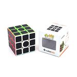 Cubelelo Drift 3x3 Carbon Fiber Speed Cube Puzzle | Premium Multicolor Magic Cube for Kids & Adults | Stress Relief Brain Teaser with Smooth Turns & Durable Carbon Fiber Stickers