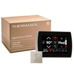 SignaTouch Digital Controller for Thermasol Pro Series Steam Shower Generator (Recessed Installation, Polished Nickel) STC-SVSQ-PN