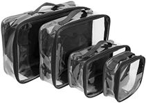 Clear Travel Packing Cubes Set of 4