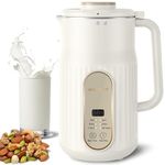 Nut Milk Maker, AlfaBot N2 Automatic Almond Milk Machine for Homemade Plant-Based Milk, Oat, Soy, Yogurt and Dairy Free Beverages, 35 OZ Soy Milk Maker with Delay Setting and Self Cleaning