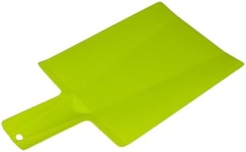 Leona Co Folding Plastic Cutting Board - Chopping Board Kitchen Prep Mat, 38cm x 20cm, Non Slip Surface