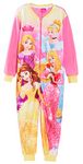 Disney Girls Princess All in One Pyjamas Pink 7-8 Years