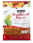 ZuPreem FruitBlend Flavor Pellets Bird Food for Small Birds, 10 lb - Daily Blend Made in USA for Parakeets, Budgies, Parrotlets