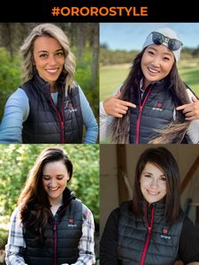 ORORO Women’s Heated Vest, Black – Size Small