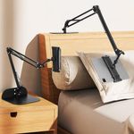 Tablet Holder for Bed Headboard, Sofa, Desk - 360°Adjustable Hands-Free Phone and Tablet Holder - Comfortable Viewing in Any Position