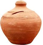 Samrat Craft Classic Clay Coin Bank/Mitti Ka Gullak For Kids/Adults, Multicolor