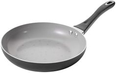 Prestige Disney Monchrome Ceramic Frying Pan Non Stick, 24cm - Induction Suitable Non Toxic Frying Pan, PFAS & PFOA free cookware, Black & White