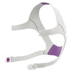 ResMed AirFit/AirTouch N20 Headgear - Replacement Headgear - Features Magnetic Headgear Clips - Small, Pink