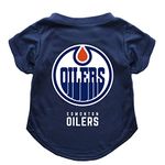 Little Earth 520171-OILR-L: Edmonton Oilers Pet T-Shirt