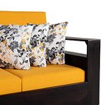 Wakefit Cushion | 3 Month Warranty | Cushions for Sofa, Cushion Pillow, Sofa Cushions, Cushions, Cushion 16 inch x 16 inch, Diwali Gifts, Hollow Fiber Cushion Set of 3 (Colour - Autumn Sunset)