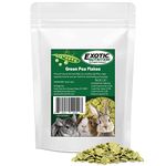 Green Pea Flakes (1 lb.) - Healthy Natural Dried Vegetable Treat - for Rats, Degus, Prairie Dogs, Chinchillas, Hedgehogs, Ferrets, Parrots, Guinea Pigs, Rabbits, Hamsters & Other Small Pets