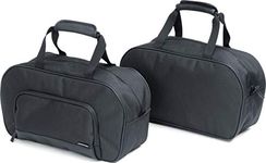 Kuryakyn 5268 Motorcycle Travel Luggage: Removable Saddlebag Liners with Carrying Handles, Black, 1 Pair