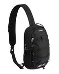 Waterfly Small Crossbody Sling Bag: RFID Blocking Anti Theft Sling Backpack Chest Bag Travel Hiking Daypack Men Women