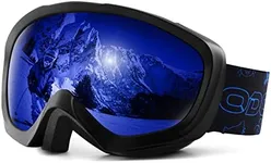 Odoland Kids Ski Goggles, Snowboard Goggles for Youth Skiing, Snow Goggles S2 Double Lens Anti-Fog UV400 Protection