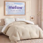 Mellow Marshmellow Comforter, Oeko-TEX Fabric (Sand, King/Cali King)