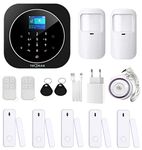 TECPEAK Wireless Home Alarm System, WiFi/GSM Alarm Kit with Security Siren Provides a Highly Effective Way to Protect Your Home and Office (A1-N)