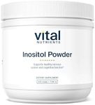 Vital Nutrients Inositol Powder | Myo Inositol Supplement for Women and Men | Supports Energy, Nervous System, Metabolism & Ovarian Function* | Vegan, Gluten, Dairy, Soy Free | 56 Servings