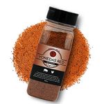 Yonedas - Versatile Red BBQ Rub for Pork & Chicken, Spices and Seasonings Ideal for Smoker BBQ Grills, Sweet and Savory All Purpose Seasoning with Classic Aromas, 300g