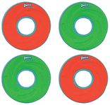 (4 Pack) Chuckit Zipflight Amphibious Flying 6-Inch Ring Dog Fetch Toy Small