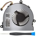 MMOBIEL Laptop CPU Cooling Fan 4 Pin 4 Wire Replacement for HP 250 G4 255 G4 Notebook 15-AC Series DC28000GAR0 XRF-813956-002 Incl (+) Screwdriver