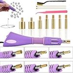 Hotfix Applicator, 7-in-1 Hot Fix Rhinestone Applicator Wand Setter Tool Kit with 7 Tips, 2 Pencils and Tweezers