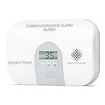 Glocusafety Carbon Monoxide Detectors Battery Powered - CO Detector 10 Year Life, Digital Monitoring Display with 3 Color Working Light Bring More Peace of Mind to Home and Travel - GL868A