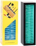 DUcare Makeup Brushes Storage Holder Organizer Professional Silicone Air Drying for Countertop Display Container Cosmetics Brushes Storage Solution Black and Blue
