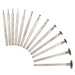 JianLing 13IN1 2.35mm Shank T Shape Head Diamond Grinding Burr Drill Bits Sets Engraving Carving Polishing Glass Jade Stone Drill Bit for Dremel Rotary Tools