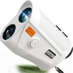 Golf Rangefinder with Slope - 1200 Yard Laser Range Finder for Golfing & Hunting, High-Precision Flag Locking Vibration, 7X Magnification, USB-C Rechargeable, Built-in Magnetic Strip
