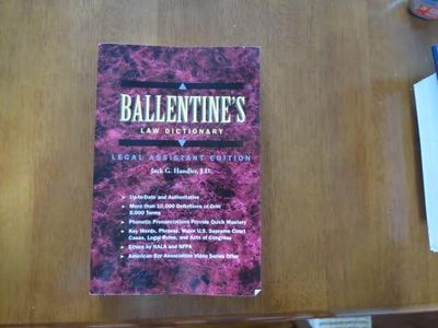 Ballentine's Law Dictionary