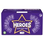 Cadbury Heroes Chocolate Lage Bulk Sharing Box, Assorted Mini-Size Milk Chocolate Bars, 2 kg