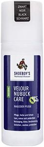Shoeboy´s Velour Nubuck Care 75 ml zur Pflege, Farbaktivierung und Schutz für Velours-, Nubuk- und Wildleder in der Farbe schwarz