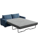 Sofa Bed Mattress Queen Size, 3 Inch Memory Foam Mattress for Sleeper Sofa, Pull Out Couch, Guest Bed, RV & Boat, Grey