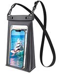 [10X Super Floating] [Expandable Space] Large Waterproof Phone Pouch, IPX8 Waterproof Phone Dry Bag for iPhone 15 14 13 12 11 Pro Max Samsung S23 S22 Google Up to 7.0" for Beach Boating Water Park