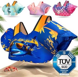 KIDVERSE Schwimmweste Kinder 3-6 Jahre - Geprüfte Qualität - Schwimmweste mit Schwimmflügel für Kinder - Schwimmhilfe für Jungen & Mädchen bis 30kg - Auftriebsweste - Schwimmtraining