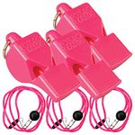 Fox 40 Classic w/Breakaway Lanyard 3 Pack (Pink)