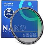 NEEWER 67mm True Colors Polarizing Filter HD Optical Glass Polarizer Double Sided 30 Layer Nano Coatings Circular Polarising Filter(CPL) Water Repellent/Scratch Resistant/Anti Fingerprint