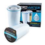 ZeroWater Replacement Water Filter Cartridges, 5 Stage Filtration System Reduces Fluoride, Chlorine, Lead and Chromium, 2 x Filter