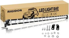 RIGIDON 26 Inch 120W LED Light Bar Slim Single Row Light Bar Flood Spot Combo Beam Waterproof LED Work Light for Truck Boat Car ATV UTV SUV