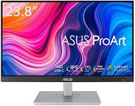 ASUS PA247CV 23.8' ProArt Professional Monitor [AU Version], FHD (1920 x 1080), IPS, 100% sRGB, Calman Verfied, Daisy-Chain, Color Accuracy, Speaker, Ergonomic, Black panel/Silver base