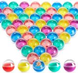 250-Pack Vending Machine Capsules - 1 Inch Gumball, Toy, Temporary Tattoo, Bulk Gumball Refills (5 Colors)