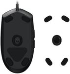 kwmobile Mouse Feet Replacement Compatible with Logitech G102 Computer Mouse Skates Sticker - Black