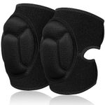 flintronic 1 Pair Knee Pads Work, 20MM Thick Knee Pads Gardening, Anti-Slip Collision Avoidance Knee Sleeve for House Cleaning, Construction, Flooring, Garden(L)