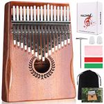 Truenix Kalimba Thumb Piano 17 Keys, Portable Mbira Finger Piano Gifts for Kids and Adults Beginners