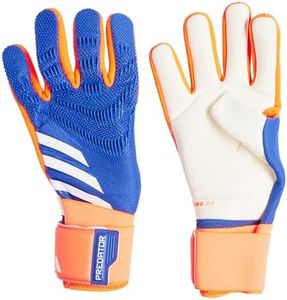 adidas Unisex Competition Goalie Gloves, Lucid Blue/Solar Red/White, 8