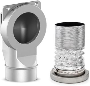 Magnetic Dryer Vent Coupling DV90, 90° Elbow, 4-Inch Dryer Vent Connector