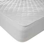 Hometex Quilted Fitted Mattress Protector - Double