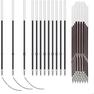 AAED 60 Recambios De Bolígrafo De 0,7 Mm, Recarga Repuesto,Recarga De Bolígrafo,Recambio De Bolígrafos De Bola Reemplazable,Recambios Boligrafos,Punta Media Recarga De Pluma（Negro Azul Rojo）