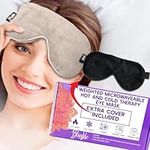 BlissLife Eye Mask for Dry Eyes, Eye Compress for Dry Eyes, Hot Eye Mask, Microwave Eye Mask for Dry Eyes, Dry Eye Masks with Moist Heat Warming Compress